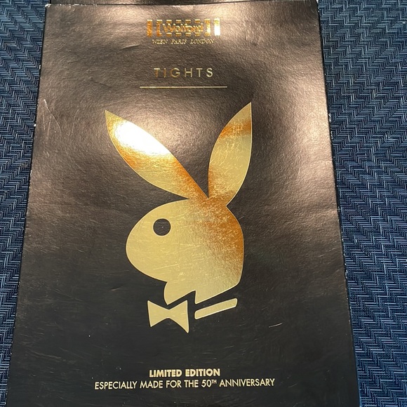 WOLFORD Limited Edition Playboy Tights Large Very Rare - Picture 2 of 5